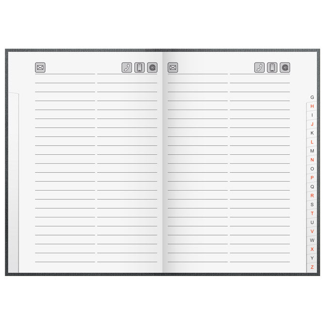 Telefonski imenik 145x205mm a-z brunnen 10-64596 03 sortirano