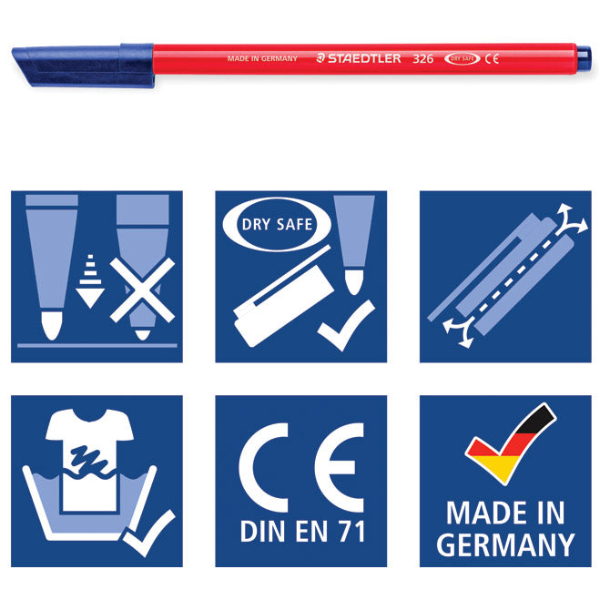 Flomaster školski  20boja noris staedtler 326 c20