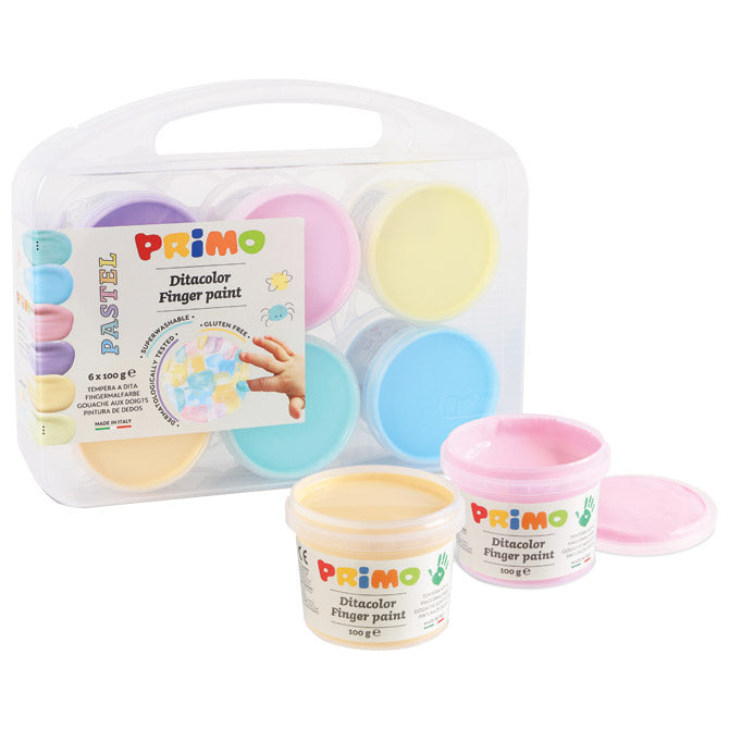 TEMPERA BARVA ZA ROKE 100G V KOZARCU 6BARV CMP.2212TD6PAST
