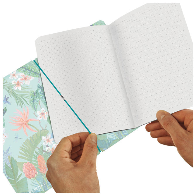 NOTES A5 CRTE (ISPREKIDANE) 40L 80G S GUMICOM LADYLIKE JUNGLE HERLITZ 50044283