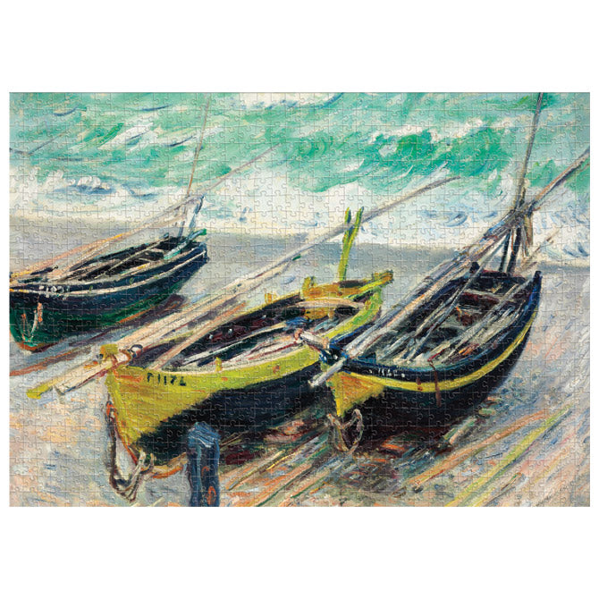 PUZZLE 1000 KOM TUBA ART.2 CLAUDE MONET "THREE FISHING BOATS" INTERDRUK