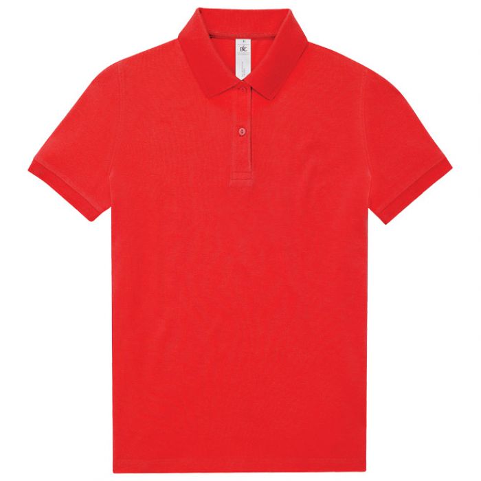 MAJICA KRATKI RUKAVI B&C MYPOLO180 WOMEN 180G CRVENA M
