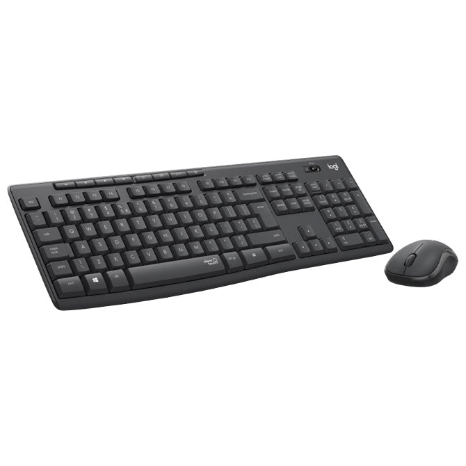 TIPKOVNICA PLUS MIŠ BREZŽIČNI MK295 LOGITECH TEMNO SIVA