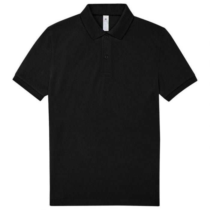 MAJICA KRATKI RUKAVI B&C MYPOLO180 180G CRNA 2XL