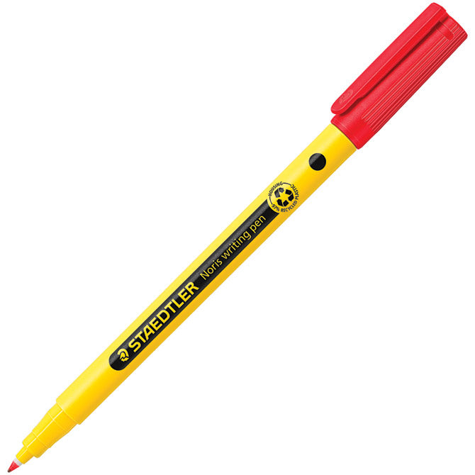 FLOMASTER FINELINER 0,6MM NORIS STAEDTLER 307-2 RDEČI