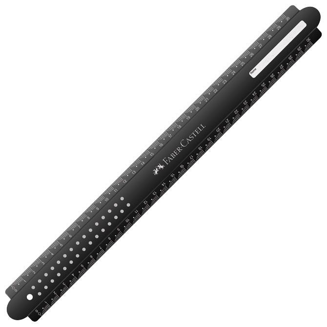 RAVNALO PVC 30 CM DOTS FABER-CASTELL 172130 SORT