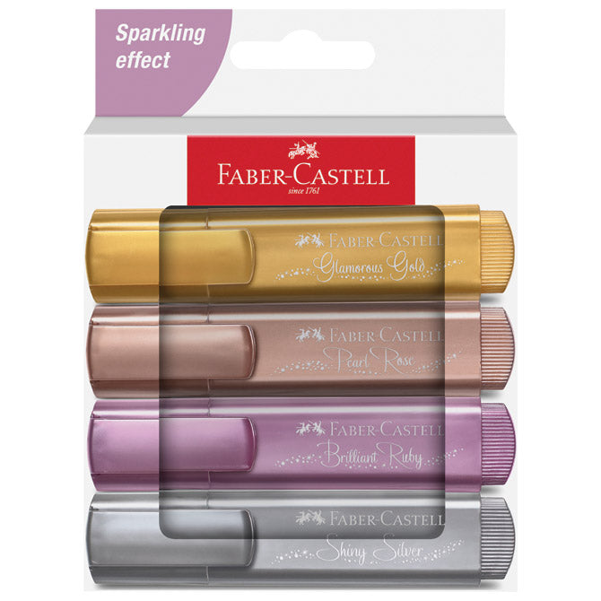 SIGNIR 1-5 MM 46 METALLIC KART.KUTIJA FABER CASTELL 254674 4BOJE BLISTER