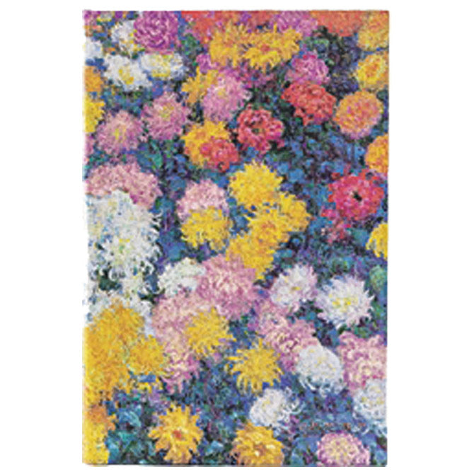 NOTES 12X18CM-MIDI CRTE  72L S GUMICOM MONET&APOS;S CHRYSANTHEMUMS PAPERBLANKS PB9714-3