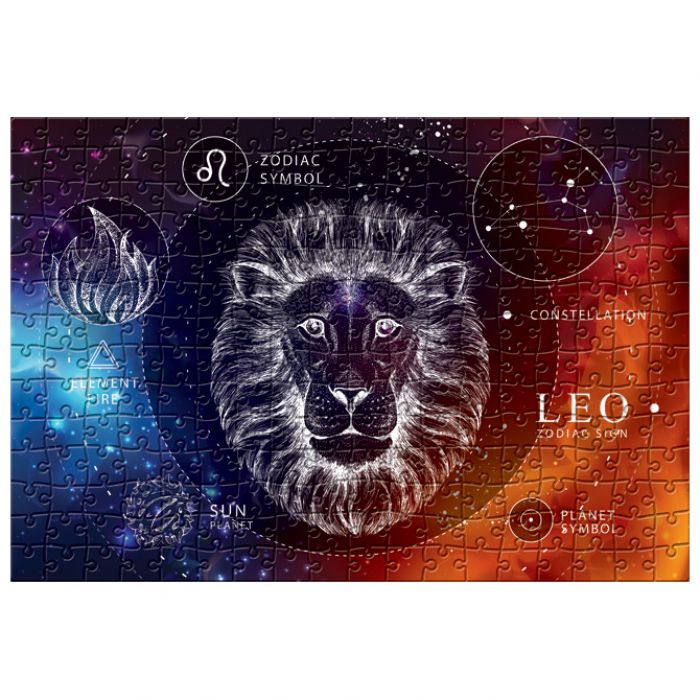 PUZZLE 250 KOM ZODIAC 5 LEO (LAV) INTERDRUK * DO ISTEKA ZALIHA