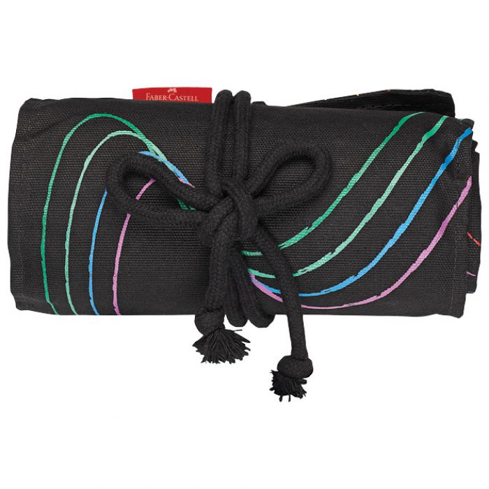 BOJE DRVENE  72BOJE U ROLO ETUI BLACK EDITION FABER CASTELL 116418