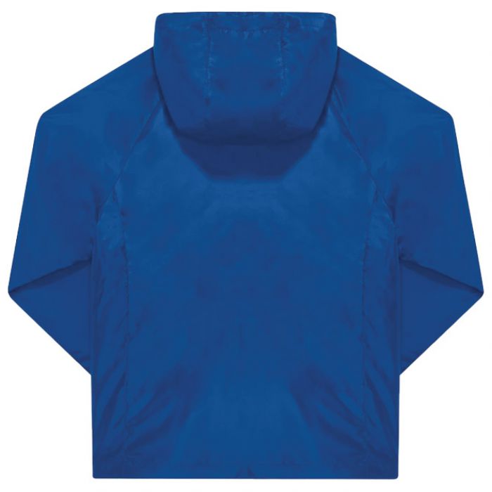 VJETROVKA S KAPULJAČOM ZIP UNISEX B&C # RESET LINED WINDBREAKER TAMNO PLAVA XL