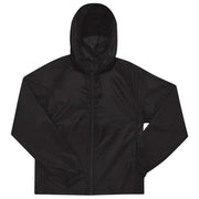 VJETROVKA S KAPULJAČOM ZIP UNISEX B&C # RESET LINED WINDBREAKER CRNA M