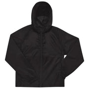 VJETROVKA S KAPULJAČOM ZIP UNISEX B&C # RESET LINED WINDBREAKER - Crna