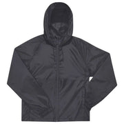 VJETROVKA S KAPULJAČOM ZIP UNISEX B&C # RESET LINED WINDBREAKER TAMNO SIVA L