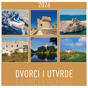 KALENDAR "DVORCI I UTVRDE 2026" 13 LISTOVA, SPIRALA