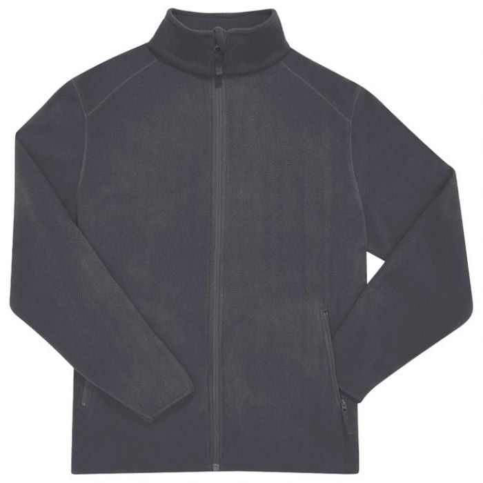 JAKNA ZIP-FLIS B&C RESET POLAR FLEECE TAMNO SIVA M