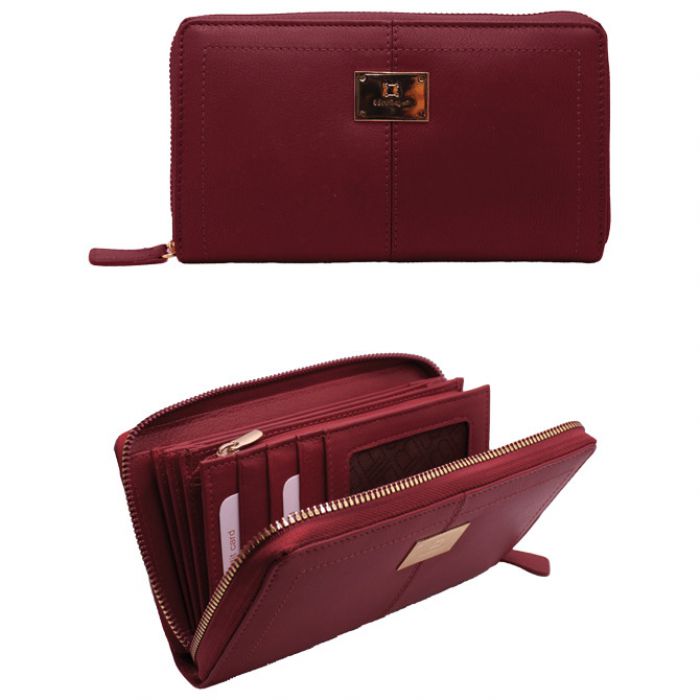 NOVČANIK KOŽNI ŽENSKI LAURA BIAGIOTTI LB26W-775-38 BORDO