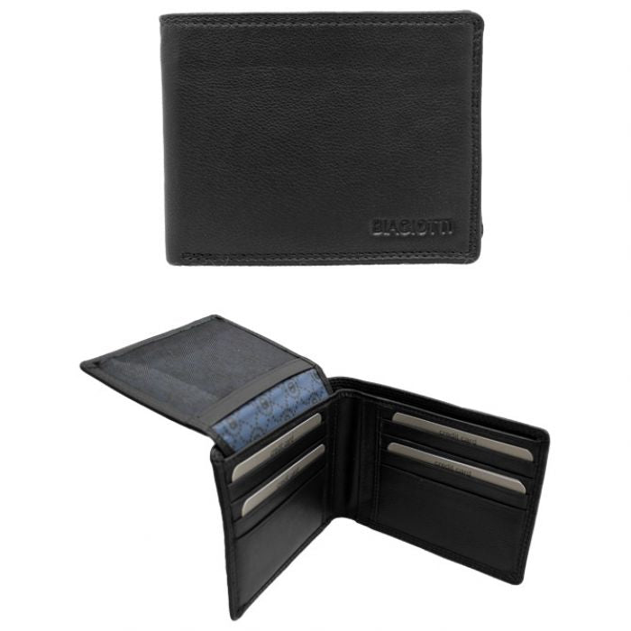 NOVČANIK KOŽNI MUŠKI BIAGIOTTI UOMO LB26W-760-41 CRNI