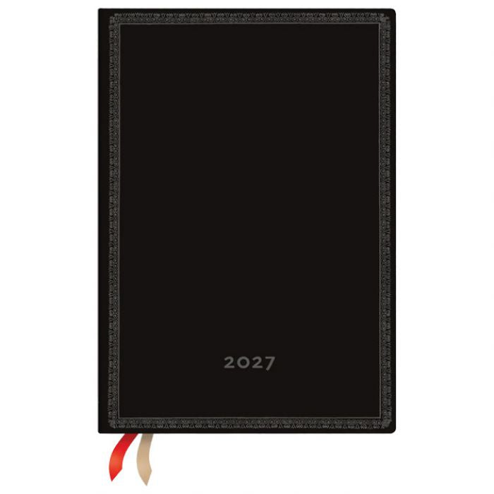 PLANER TJEDNI 2027-12,5X17,5CM-MIDI HORIZ S GUMICOM BLACK EDITION FLEXI PAPERBLANKS FE1998-6