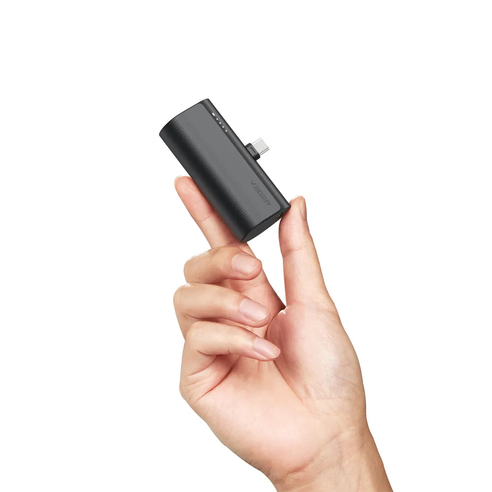 Powerbank VEGER PlugOn - 5000mAh sa ugrađenim Type C PD 20W konektorom