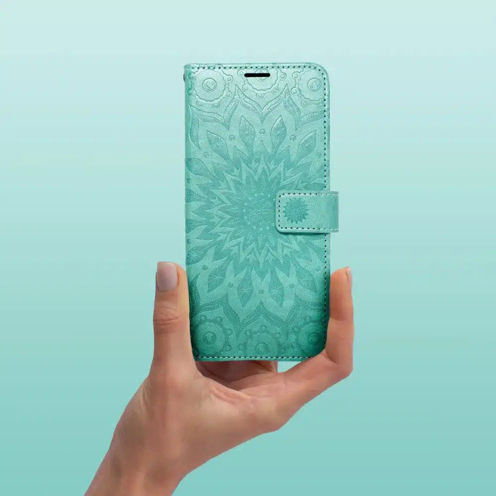 MEZZO Book case flipové pouzdro pro XIAOMI Redmi 12 4G / 12 5G mandala green