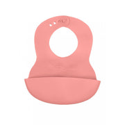 BabyOno Silikonski podbradak 6 m+, roza