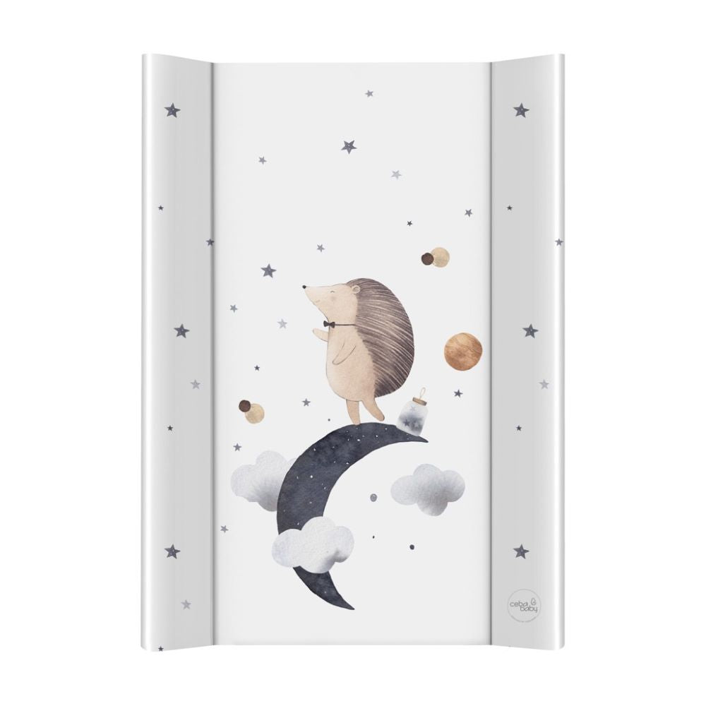 Ceba Baby Podloga za prematanje mekana luxe small 50x70 cm, Basic Hedgehog the Dreamer