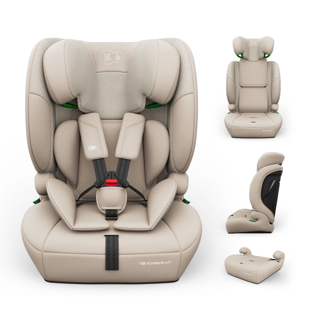 Kinderkraft autosjedalica Comfort Up 2 plus i-Size 9-36 kg (76-150 cm) bez Isofix-a, Beige