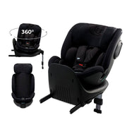 Kinderkraft autosjedalica XRIDER 2 i-Size 0-36 kg (40-150 cm) 360, crna