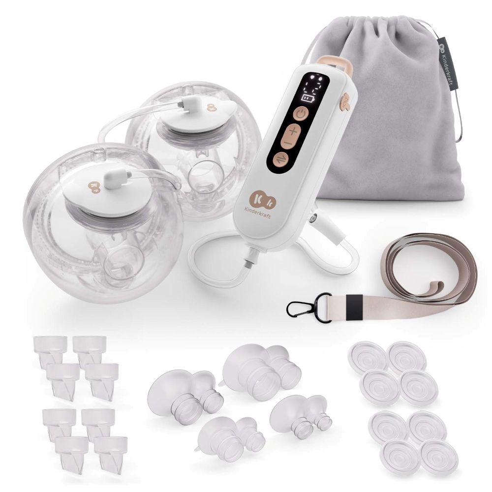 Kinderkraft Dvostruka električna izdajalica GENTLEFLOW, golden