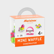Marioinex Mini Waffle konstruktor 35 kom, roza