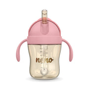 NENO BEBESITO bočica sa slamkom 240 ml, roza
