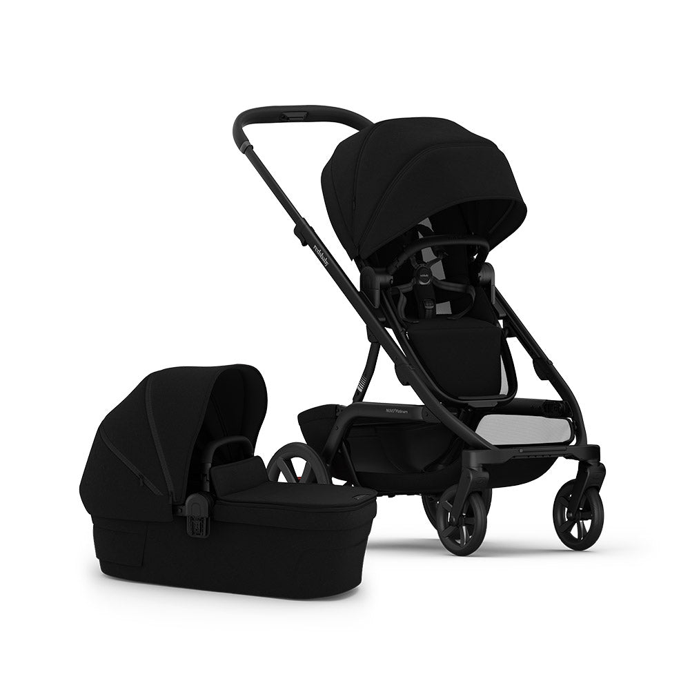 REDSBABY NUVO 2 Single dječja kolica 2u1, Platinum Black