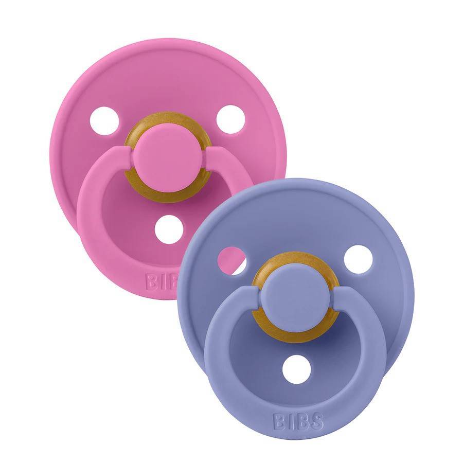 BIBS Colour dude (okrugle) - Bubblegum/Peri (vel.1)