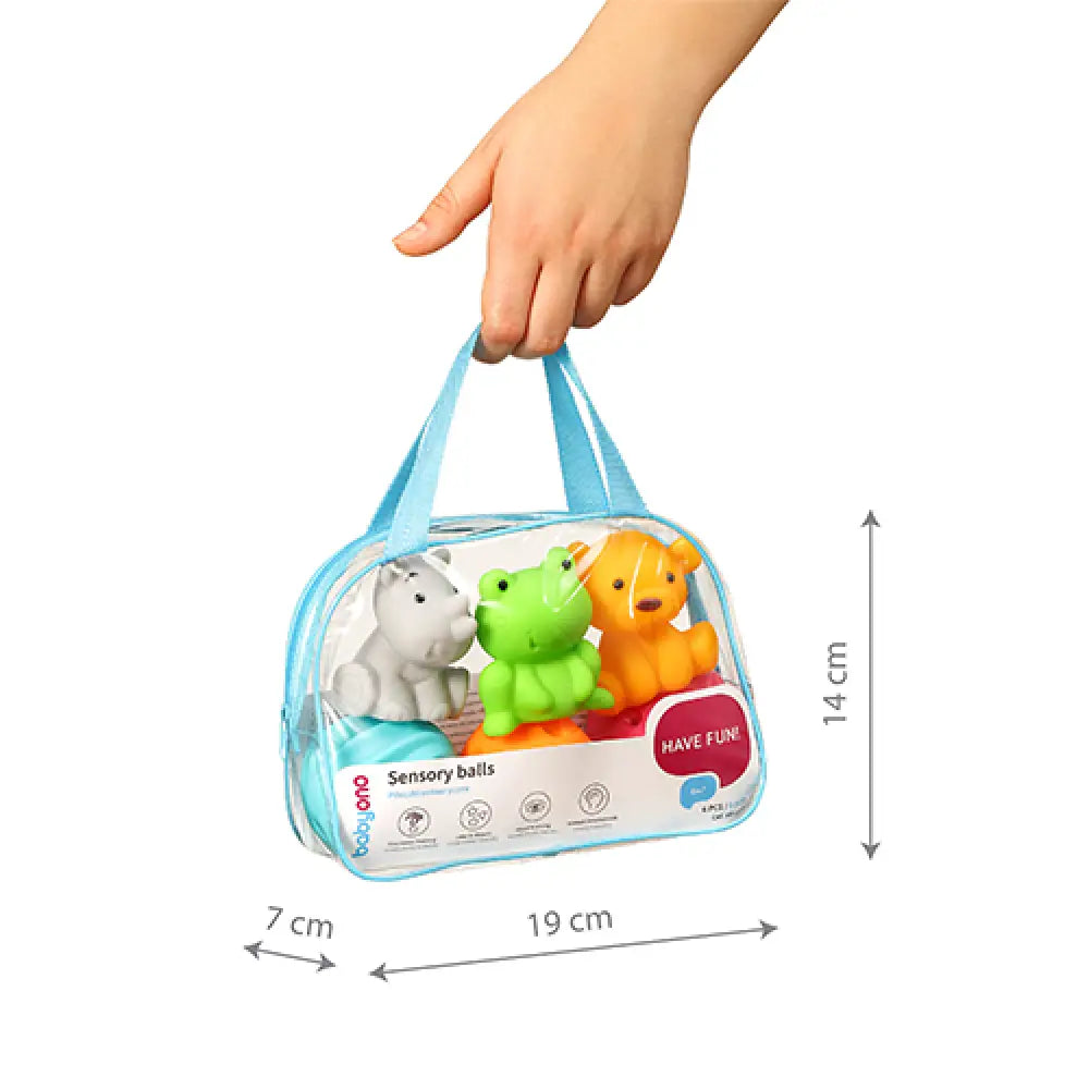 BabyOno Senzorne igračke za igru, 6 kom