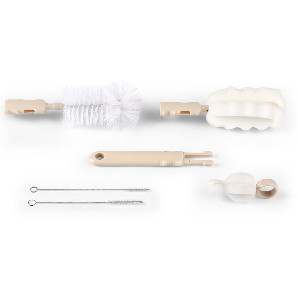 BabyOno Set za čišćenje bočica, bež