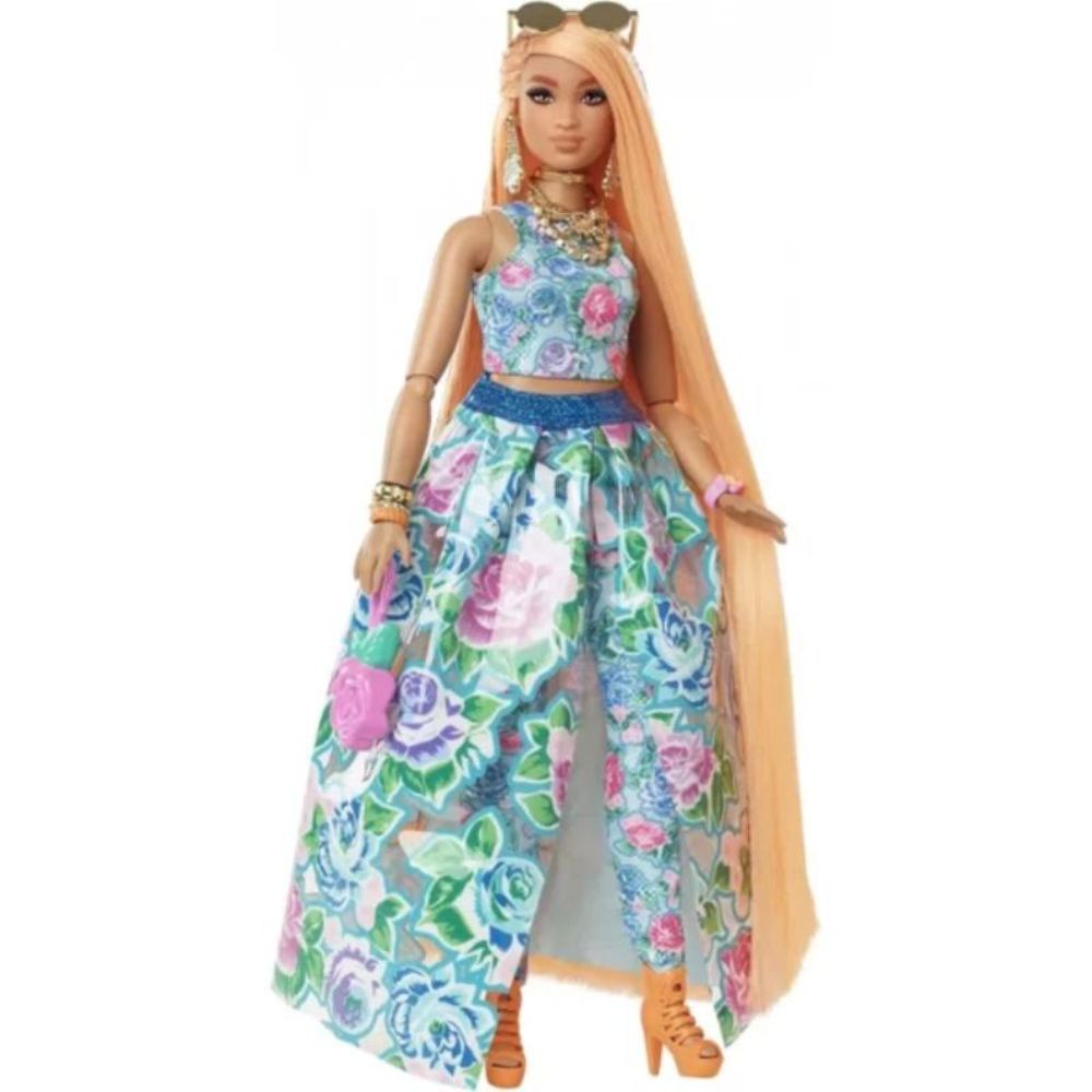 Barbie lutka extra fancy s plavom haljinom i dodacima 3 god+