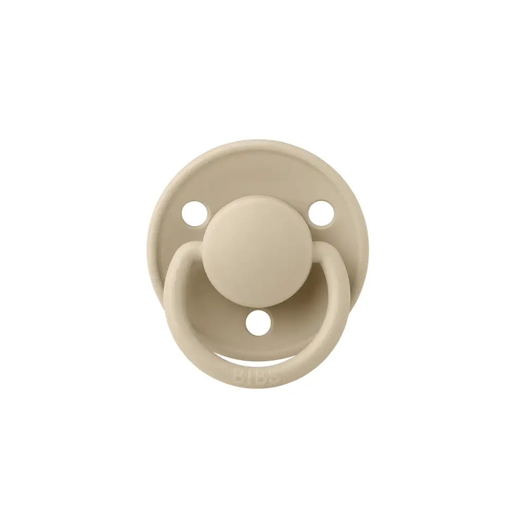 BIBS De Lux dude (silikon) - Vanilla/Cornflower