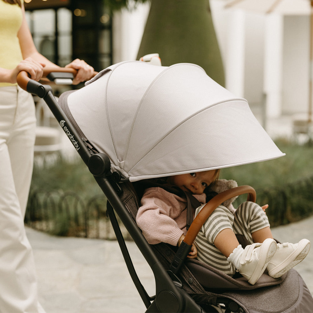 Ergobaby Metro 3 Deluxe kompaktna gradska kolica, Pearl Grey