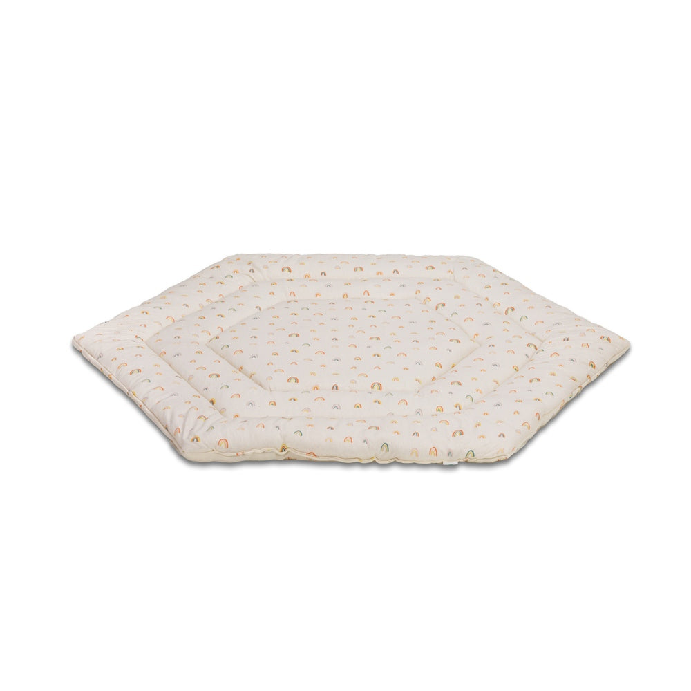 Fillikid podloga Jersey za vrtić Prag/Atena Hexagon, rainbow beige