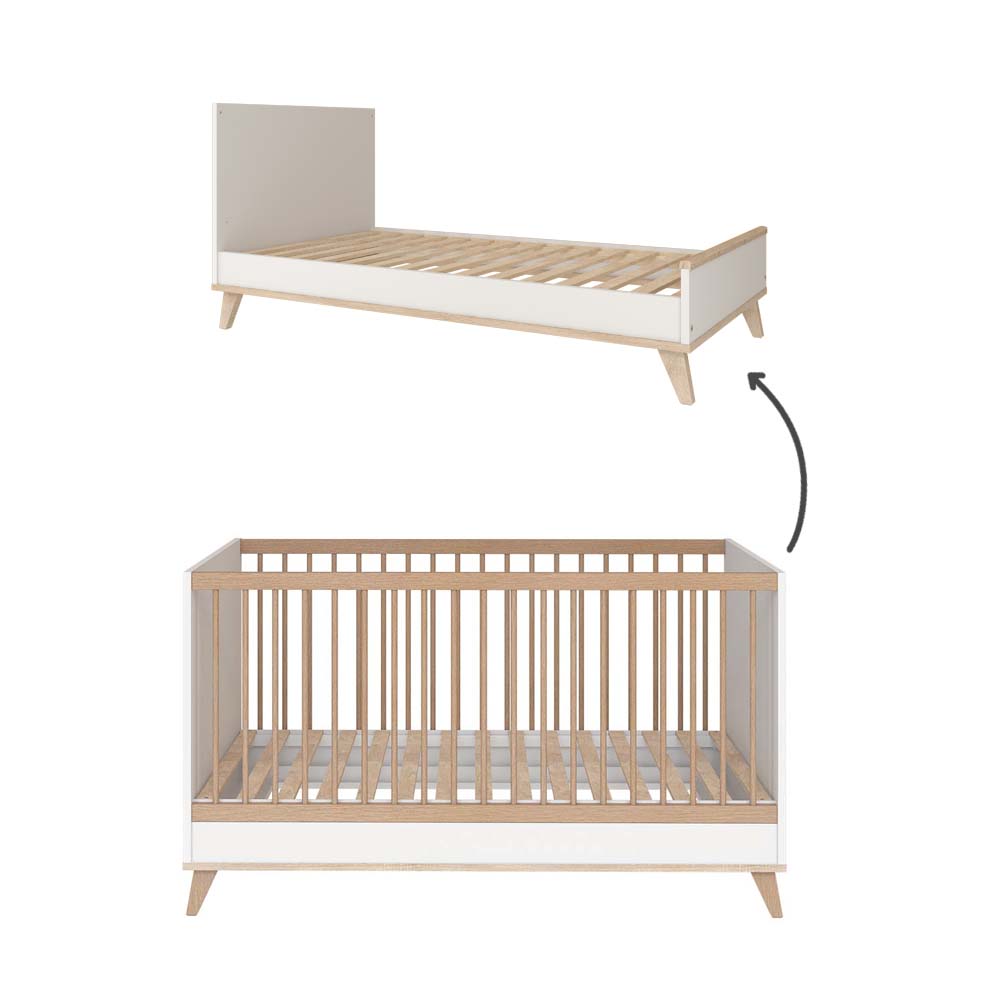 Faktum dječja soba Flip - 5 elemenata, White - Oak
