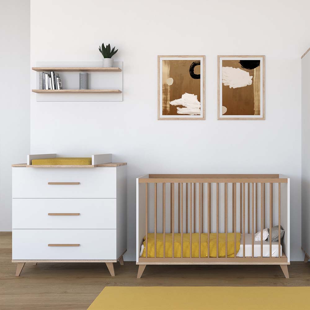 Faktum Flip polica za zid, White-Oak