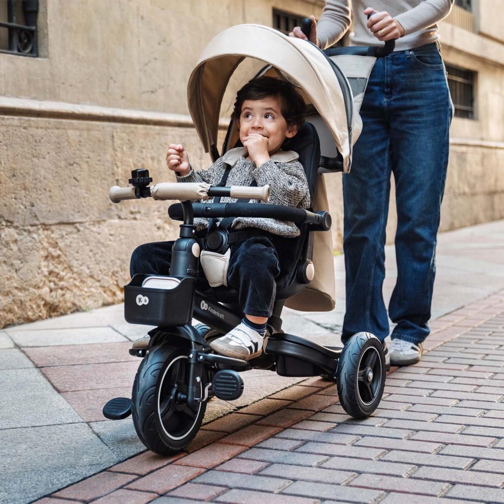 Kinderkraft Tricikl SPINSTEP 2 PLUS, bež