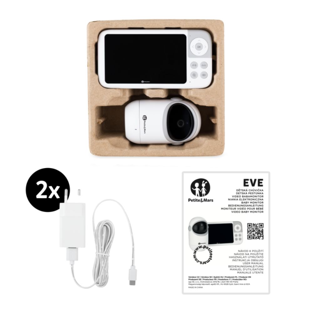 PETITE&MARS Digitalni monitor za bebe EVE 5.0