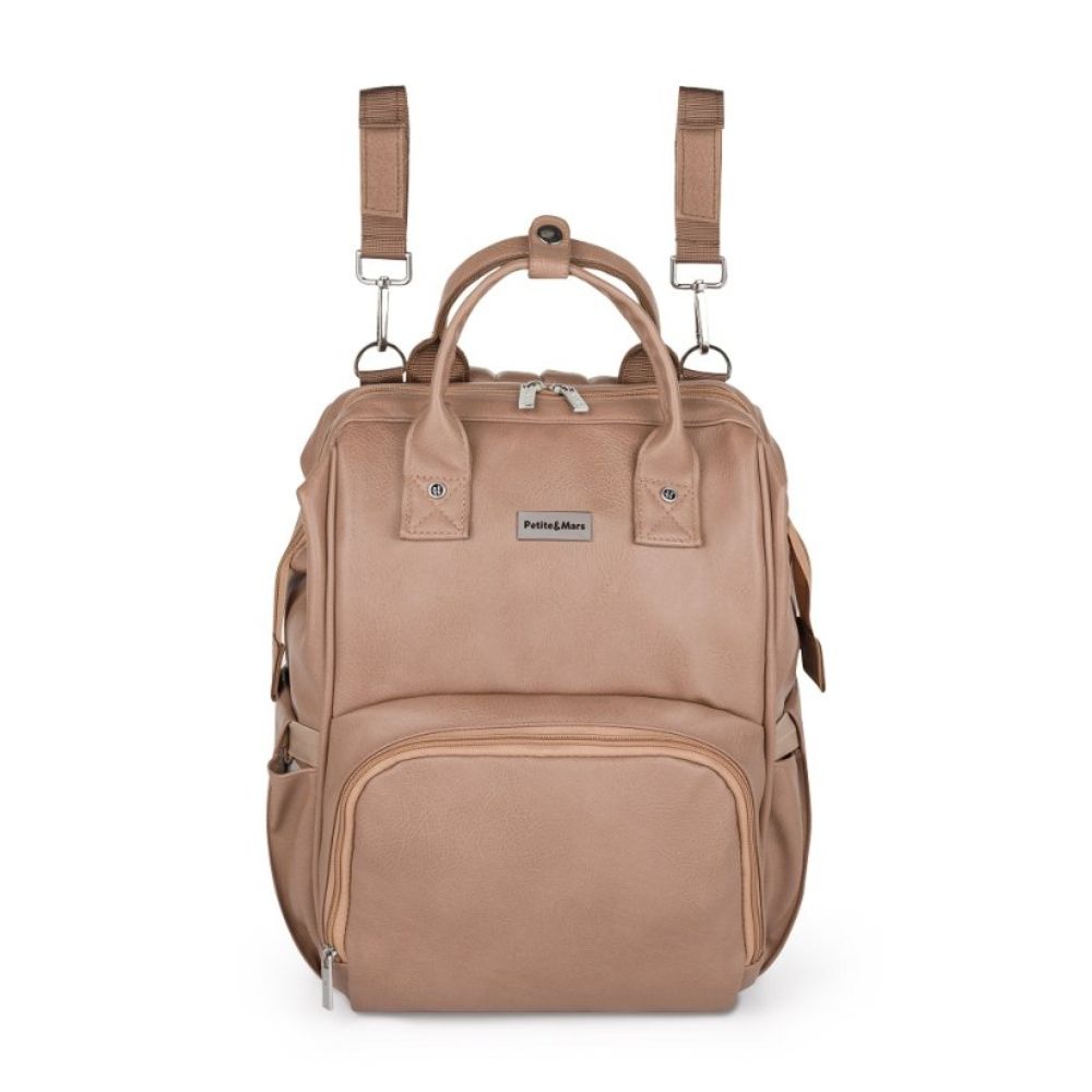 PETITE&MARS Ruksak za pelene Jasper, Camel Beige