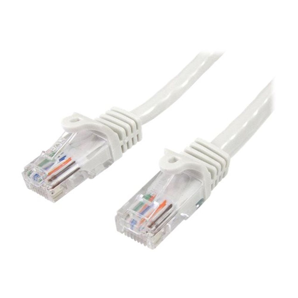 StarTech.com 45PAT3MWH kabel za umrežavanje Bijelo 3 m Cat5e U/UTP (UTP)