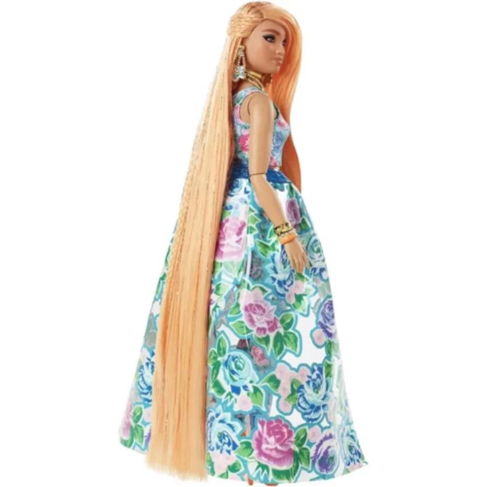 Barbie lutka extra fancy s plavom haljinom i dodacima 3 god+