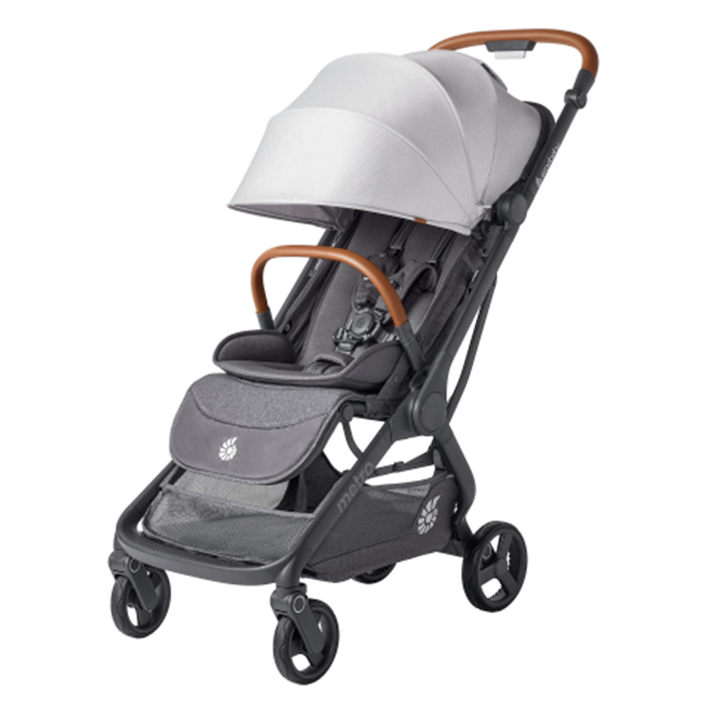 Ergobaby Metro 3 Deluxe kompaktna gradska kolica, Pearl Grey