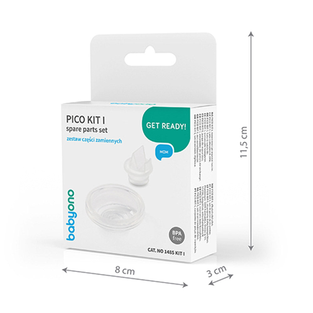 BabyOno set rezervnih dijelova za izdajalicu PICO KIT I - silikonska membrana + ventil