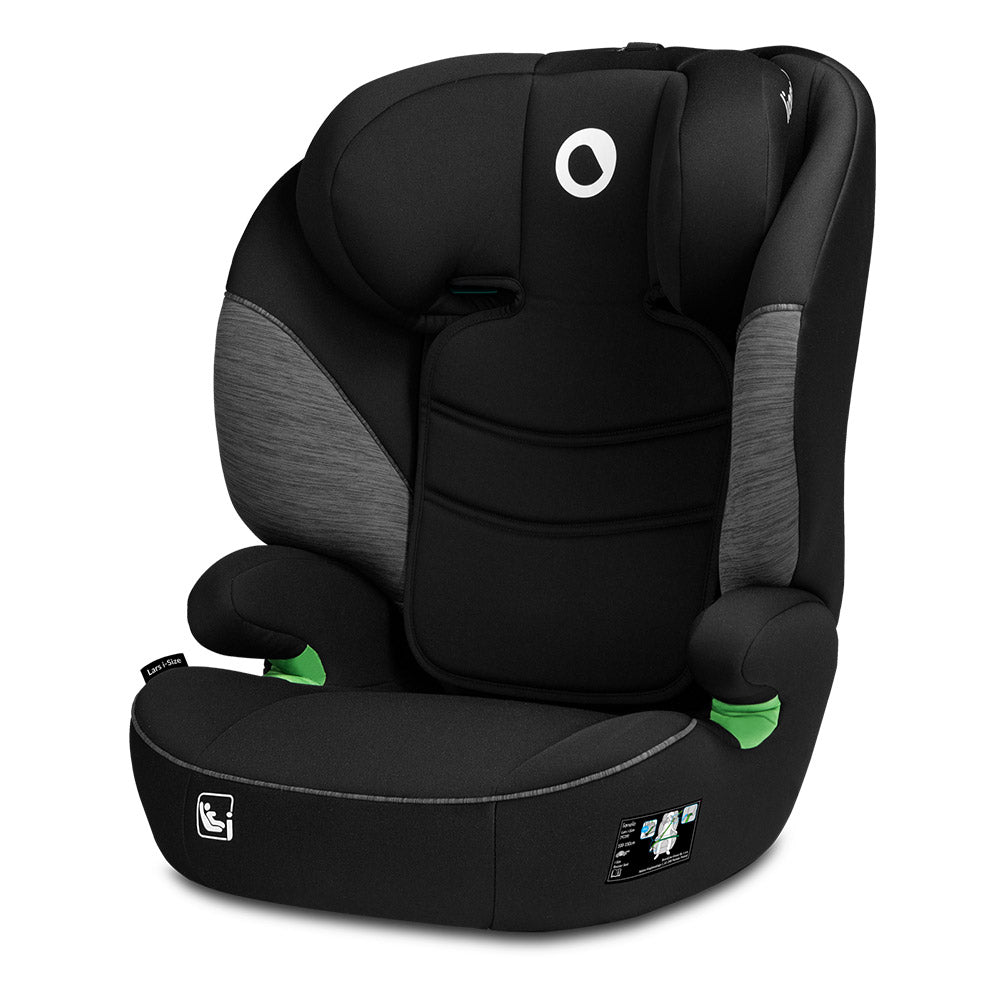 Lionelo autosjedalica Lars i-Size 15-36 kg (100-150 cm), Black Grey